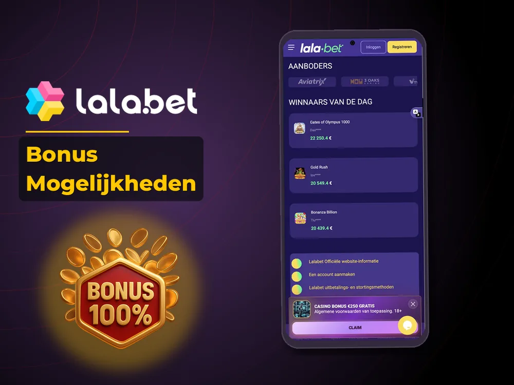 lalabet - Bonus Mogelijkheden