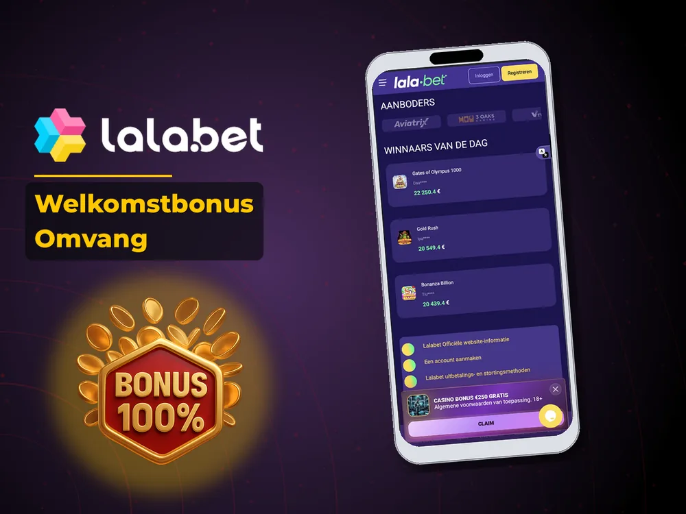 lalabet - Welkomstbonus Omvang