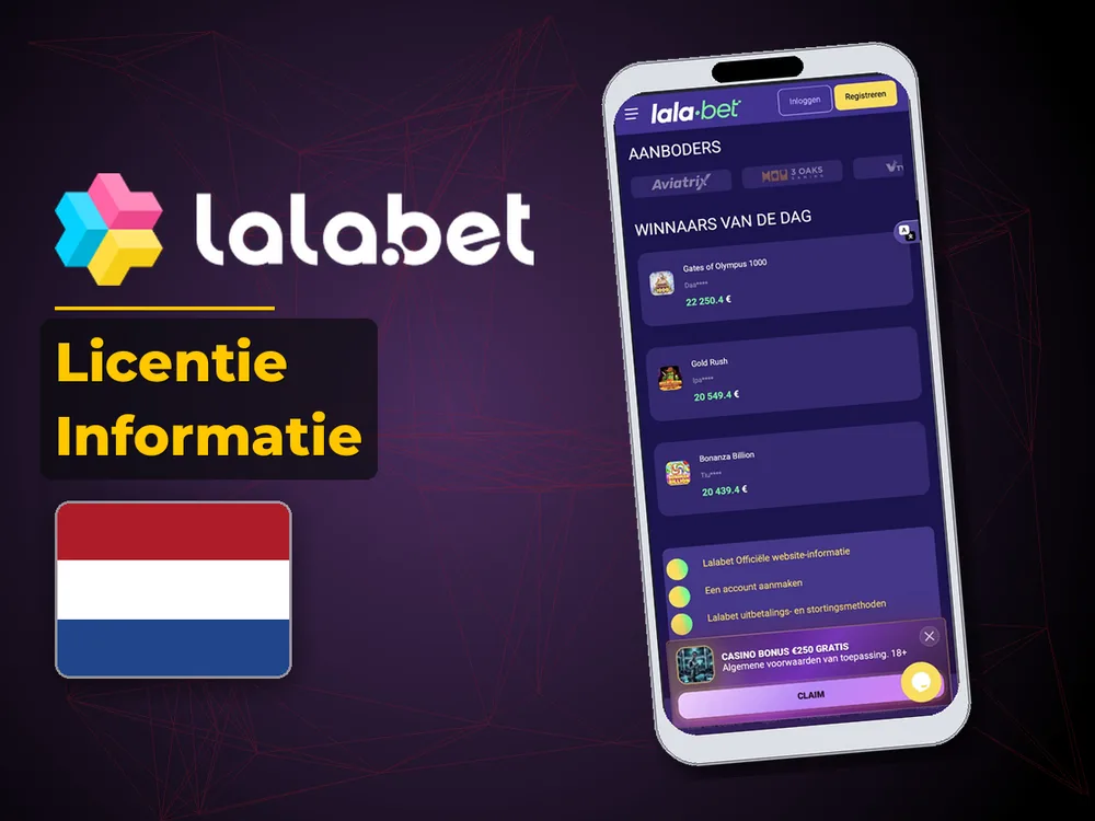 lalabet - Licentie Informatie