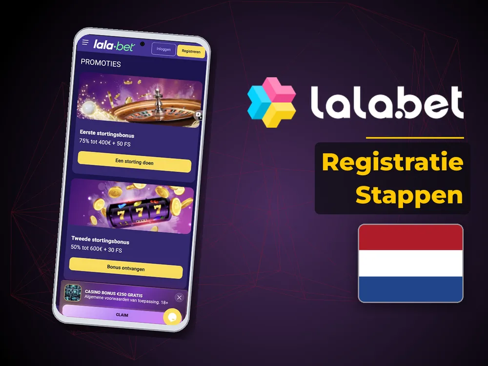 lalabet - Registratie Stappen