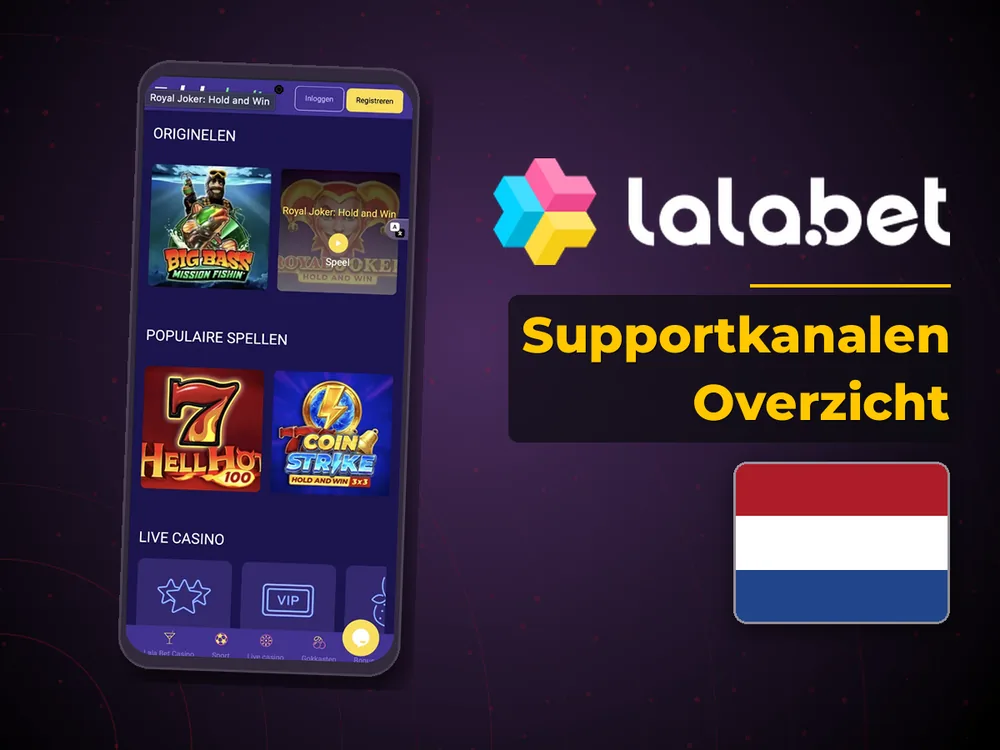 lalabet - Supportkanalen Overzicht