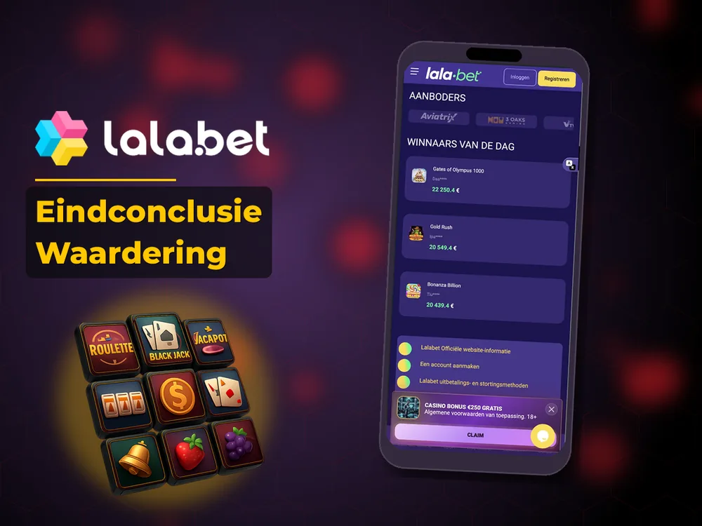 lalabet - Eindconclusie Waardering