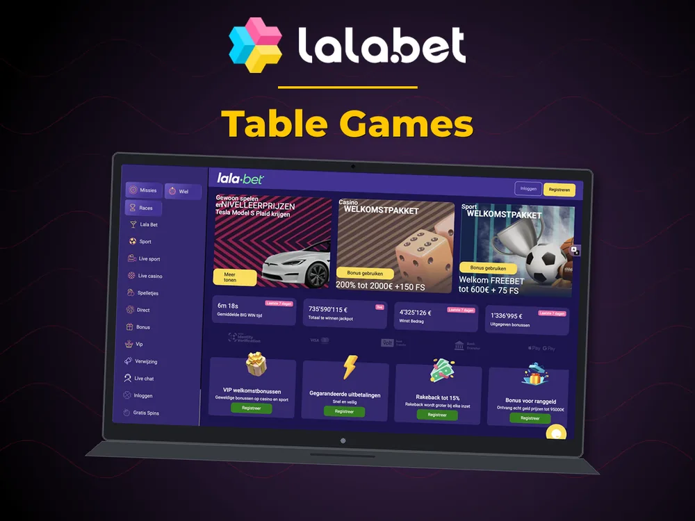 lalabet - Table Games
