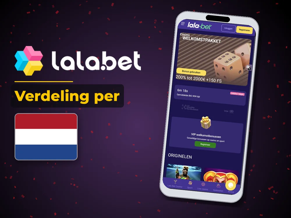 lalabet - Verdeling per