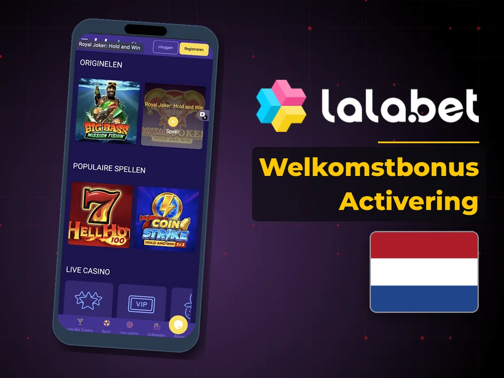 lalabet - Welkomstbonus Activering