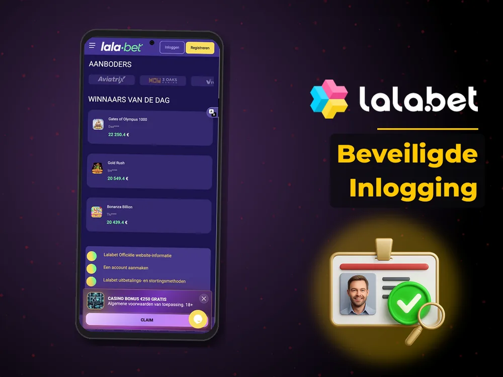 lalabet - Beveiligde Inlogging