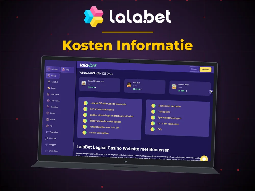 lalabet - Kosten Informatie