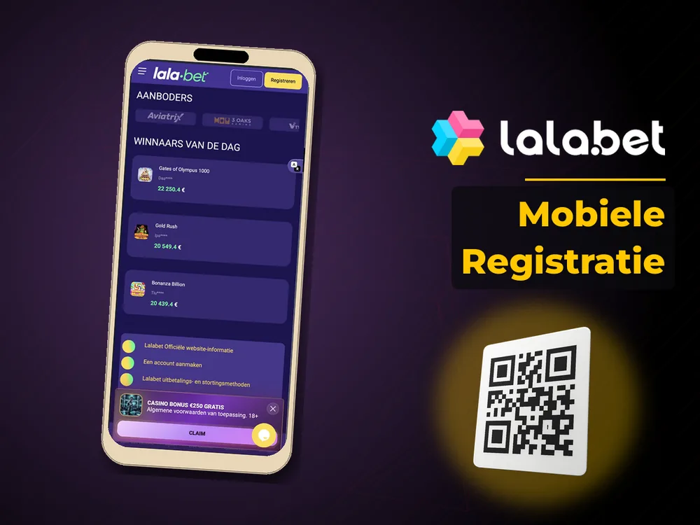 lalabet - Mobiele Registratie