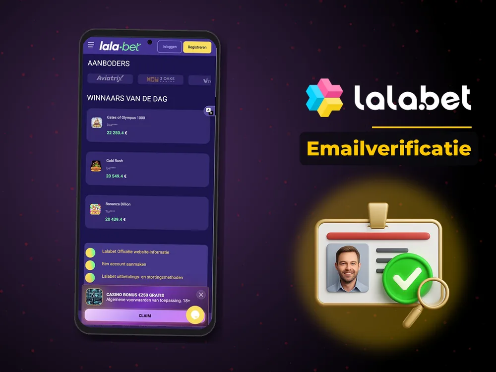 lalabet - Emailverificatie