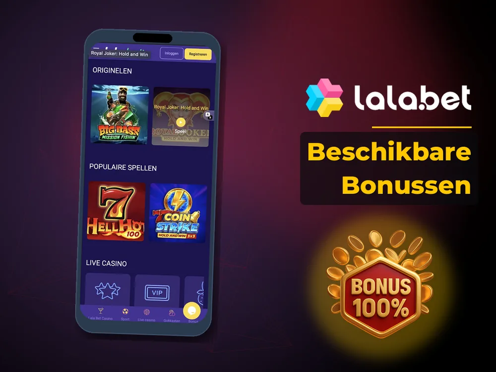 lalabet - Beschikbare Bonussen