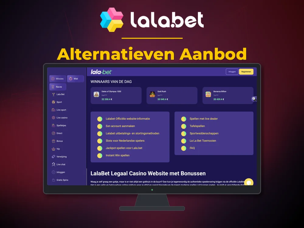 lalabet - Alternatieven Aanbod
