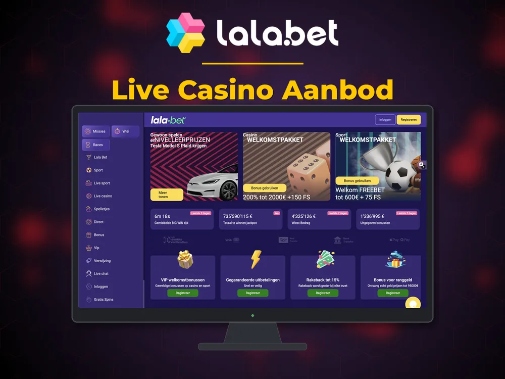 lalabet - Live Casino Aanbod