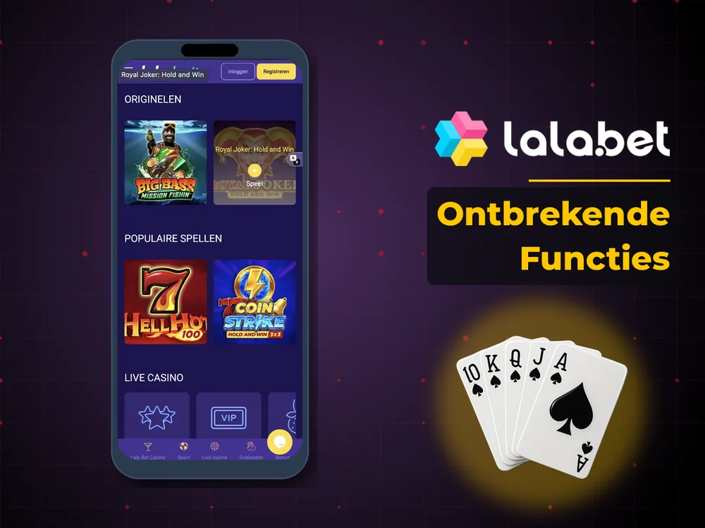 lalabet - Ontbrekende Functies